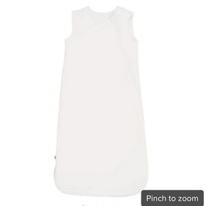 Kyte BABY Sleep Bag 1.0 TOG Cloud White - Size M (6-18 months) NEVER WORN